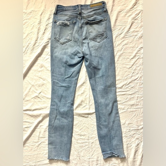 Cello Women's Distressed Light Blue Jeans Size 7 - Picture 12 of 15